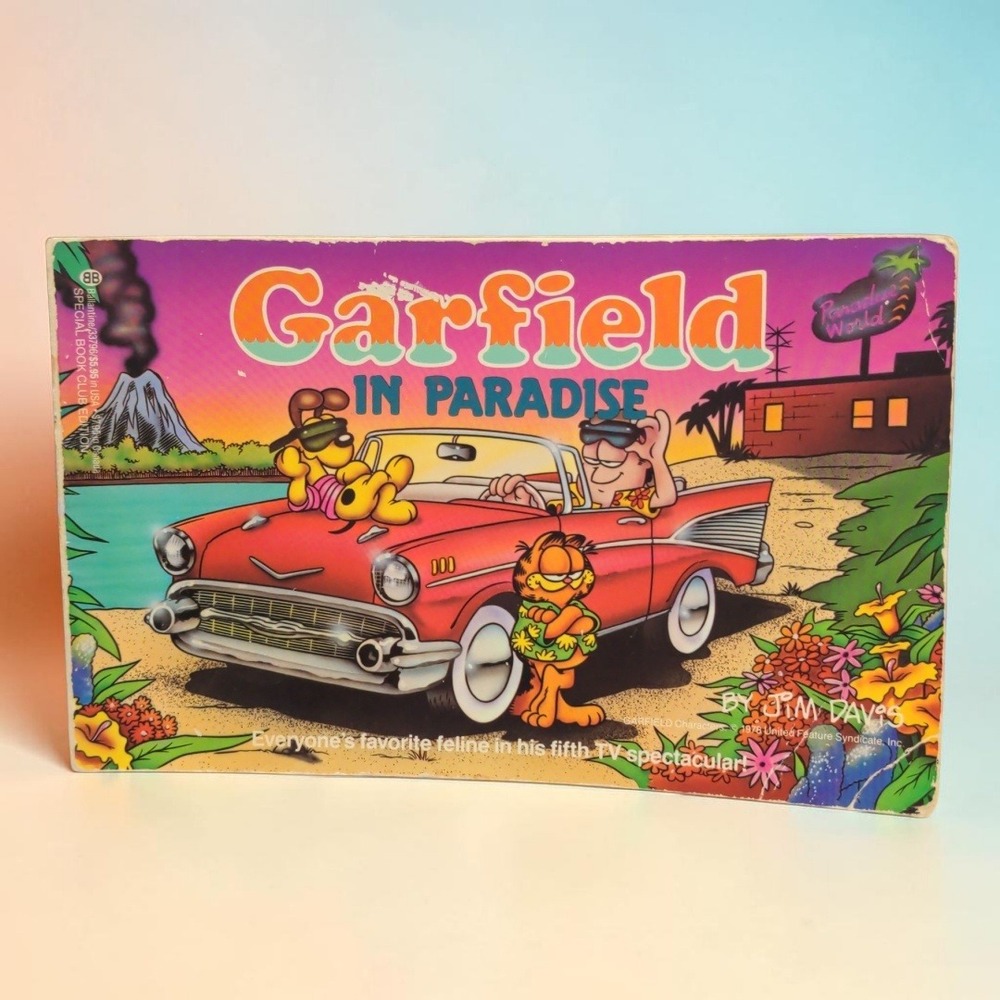 Vtg Ballantine Books Garfield In Paradise 1986 First Edition Paperback Jim Davis